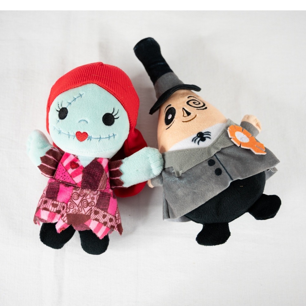 Disney Plush 2p Set Nightmare Before Christmas Sally & The Mayor 6-8" toy doll